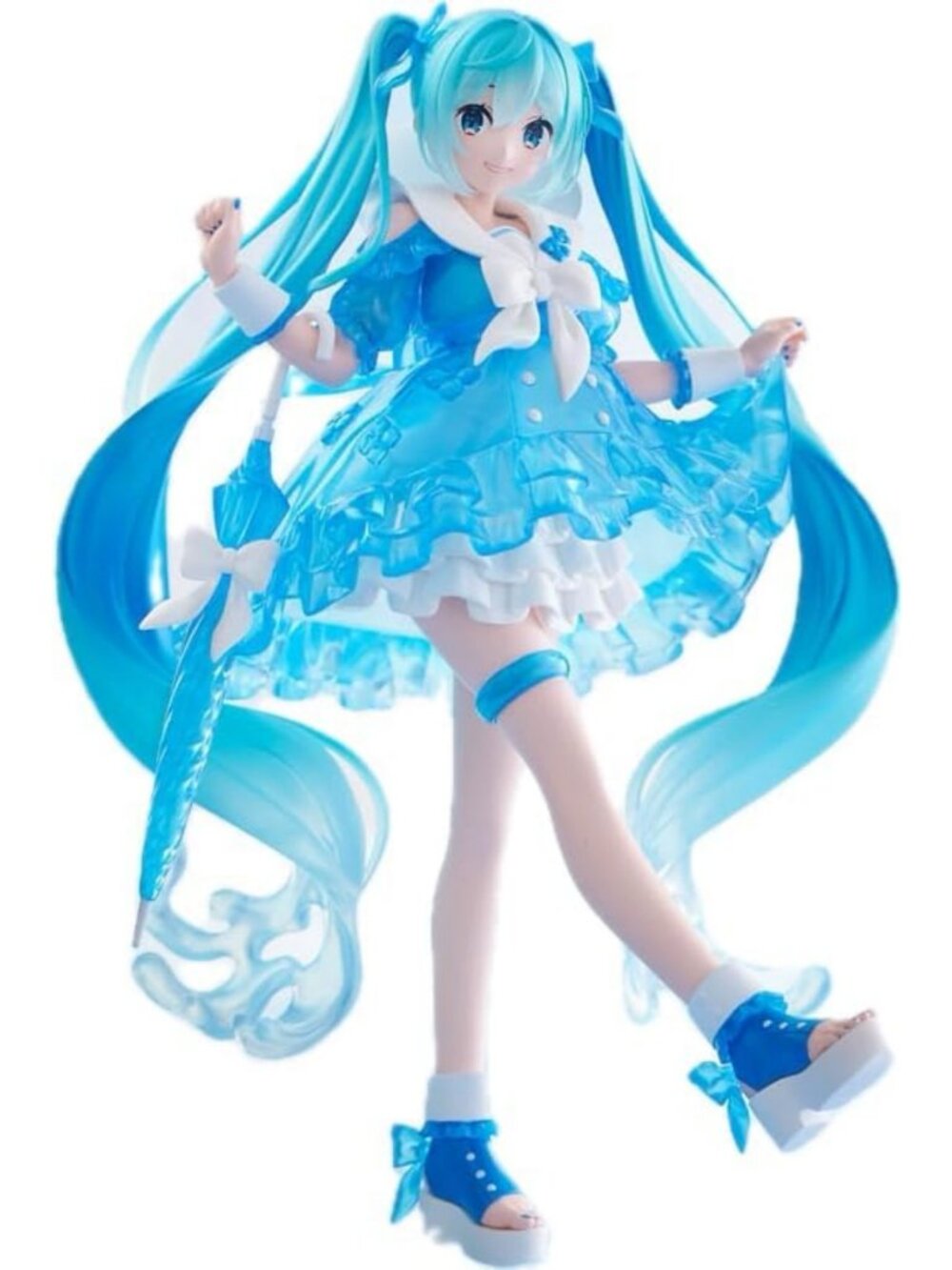 Rainy Dance Ver. Hatsune Miku Trio Figure - Collectible Anime Art Toy